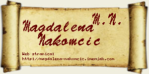 Magdalena Nakomčić vizit kartica